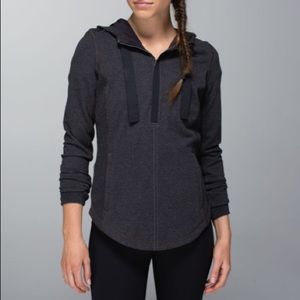 lululemon athletica Dark Charcoal Full‑Zip Hoodie